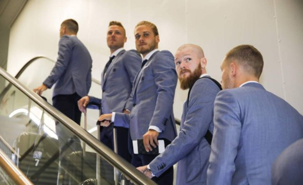 EN FOTOS: Islandia y su elegancia al llegar a Rusia, Argentina con vestimenta deportiva