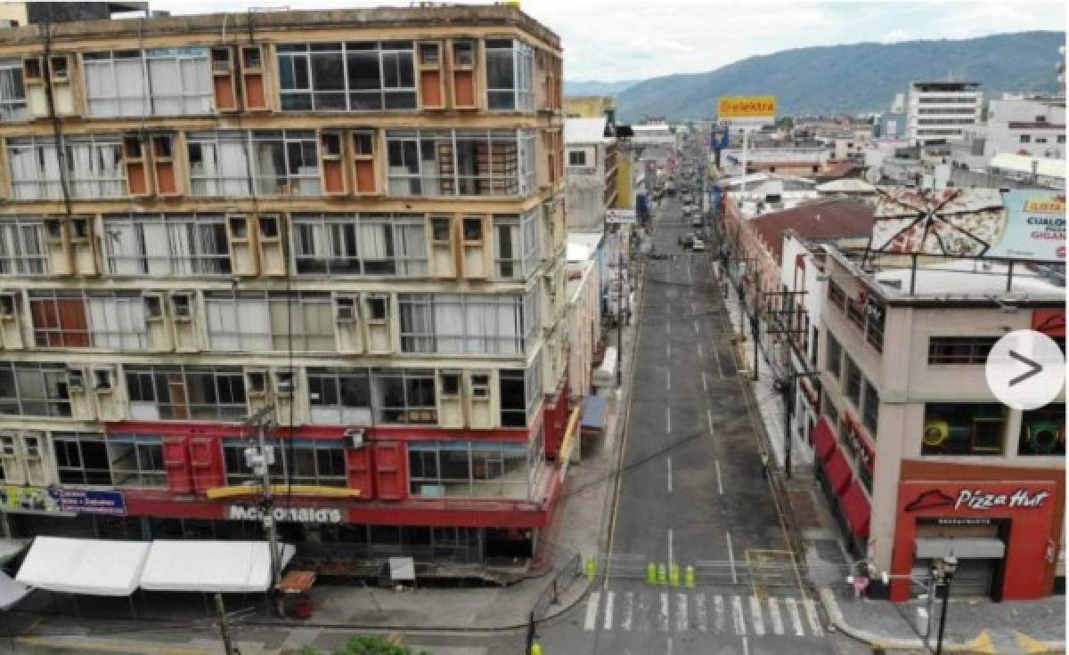 Las sorprendentes imágenes del centro de San Pedro Sula: Limpia y ordenada