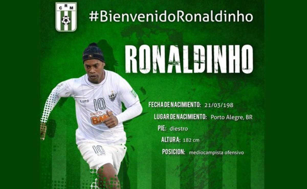 El Racing uruguayo anuncia fichaje de Ronaldinho y aclara que es 'un chiste'