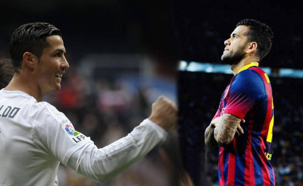 Dani Alves responde con ironía a Cristiano Ronaldo