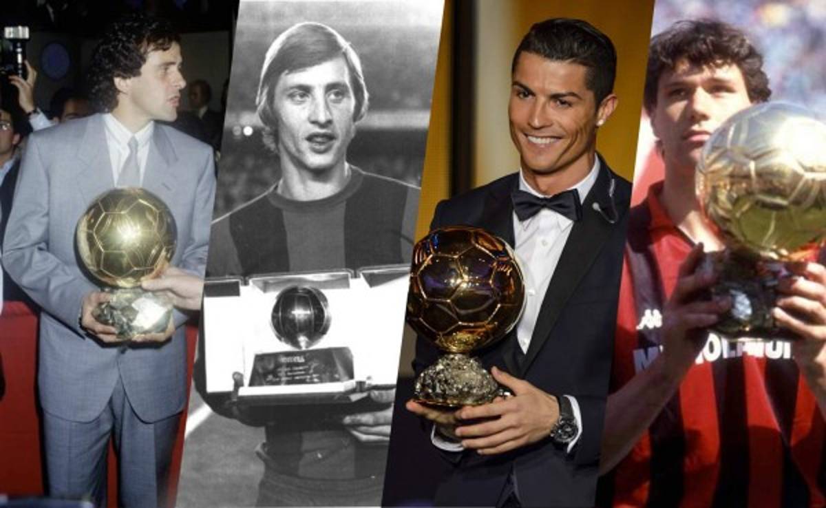Cristiano iguala a Cruyff, Platini y Van Basten con tercer Balón de Oro