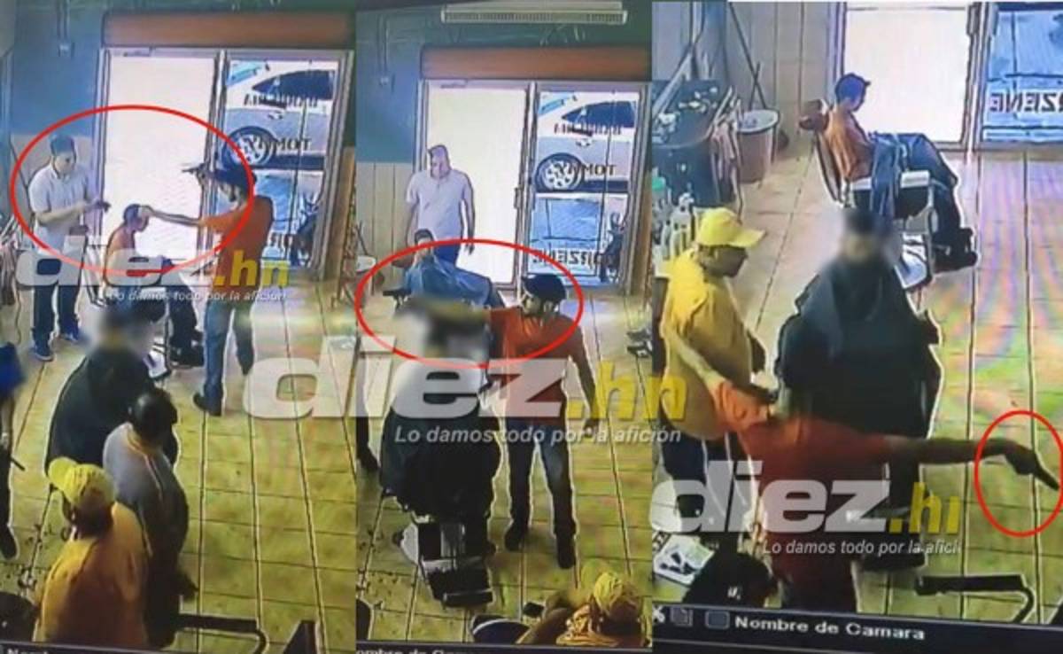 Video muestra a asesinos de barbero y su ayudante en La Lima