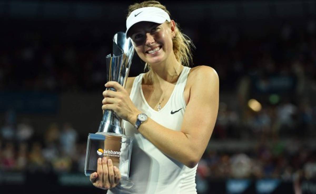 María Sharapova inicia el año como campeona en Australia