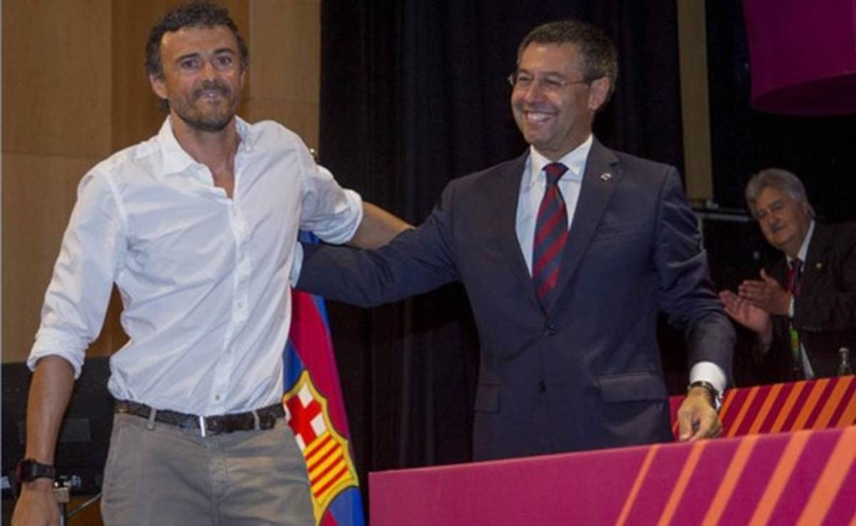 Luis Enrique renueva contrato con Barcelona hasta 2017