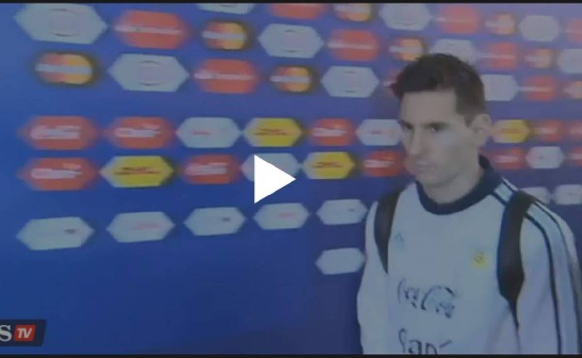 VIDEO: Un cabizbajo Messi no atendió a la prensa tras perder la Copa América  