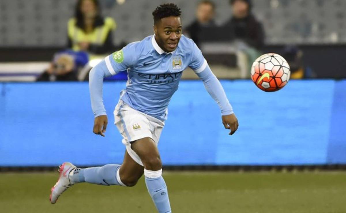 Raheem Sterling debuta con gol con el Manchester City frente a la Roma