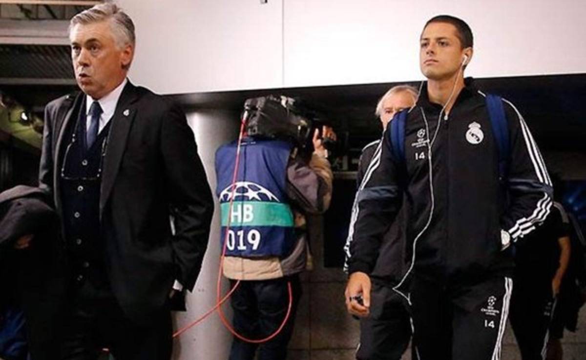 Ancelotti aplaza la decisión del fichaje de 'Chicharito' a final de temporada