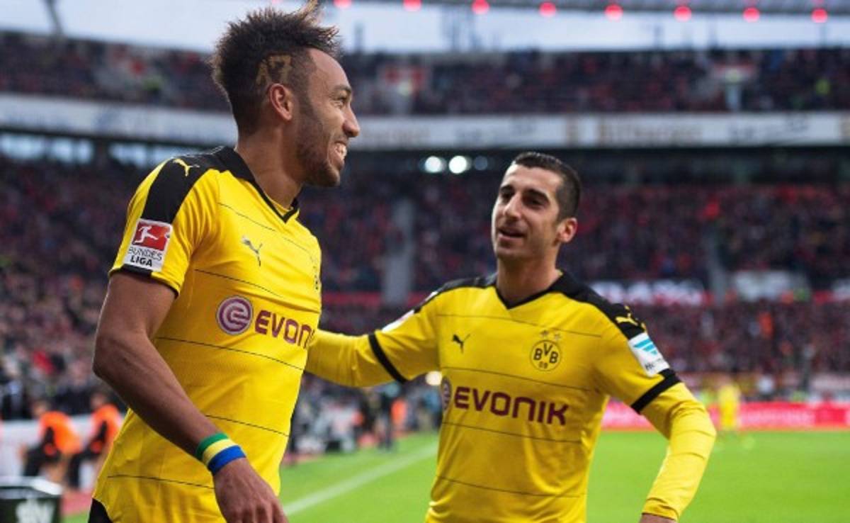 Aubameyang da el triunfo al Dortmund contra el Leverkusen