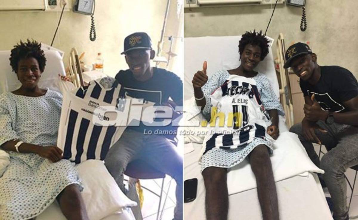 Alberth Elis ayuda a hondureño que lucha por su vida en México