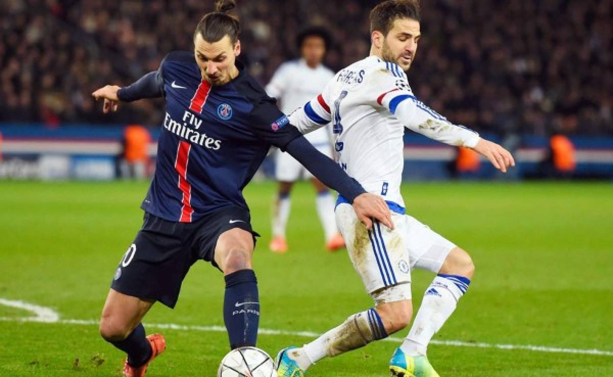 Cesc Fábregas terminó furioso con Zlatan Ibrahimovic en París