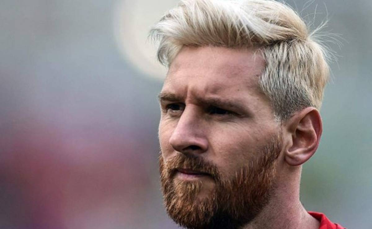 Lionel Messi revela la razón por la que se tiñó el pelo