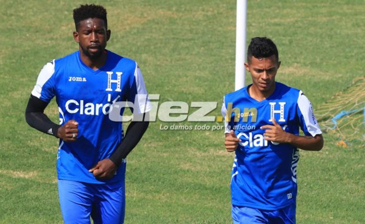 Bayron Méndez y Johnny Palacios presentaron molestias en la Selección de Honduras