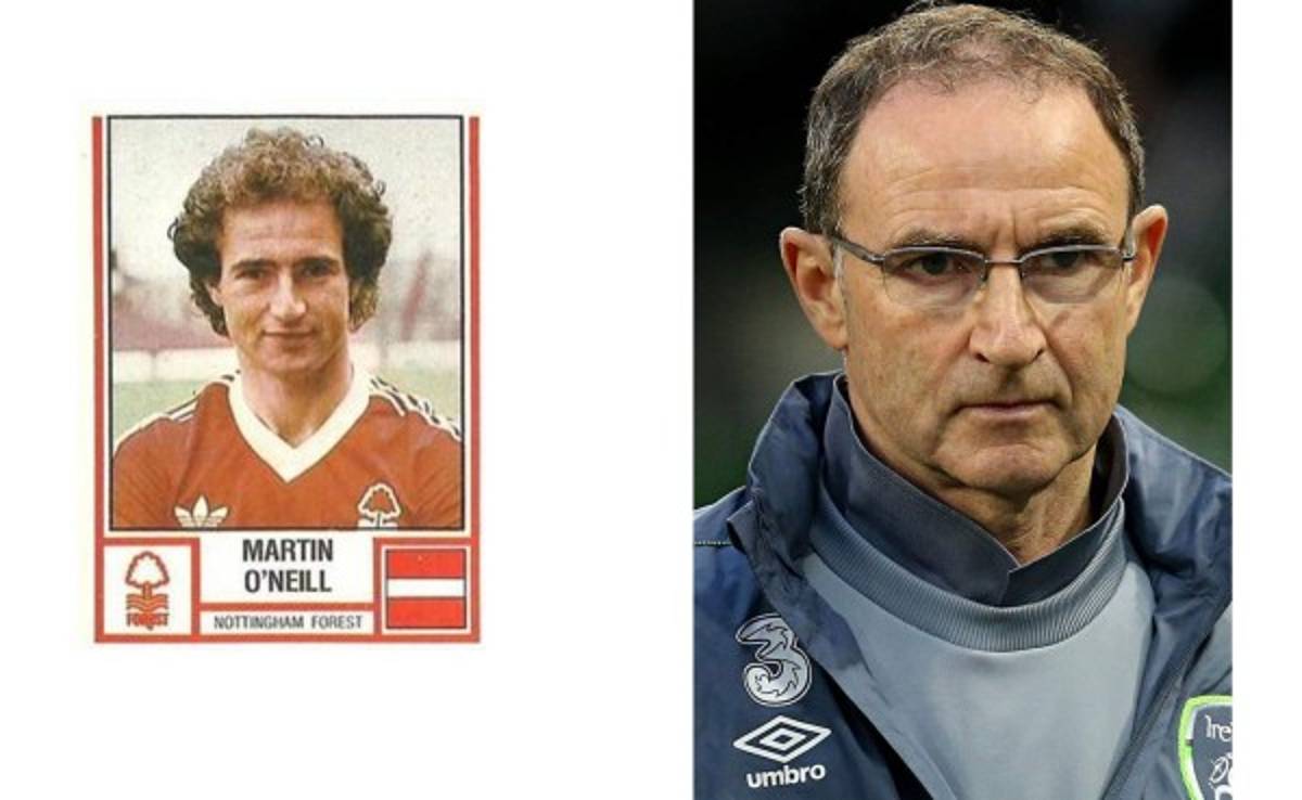 Así lucían los ténicos de la Euro en su época de jugadores en cromos