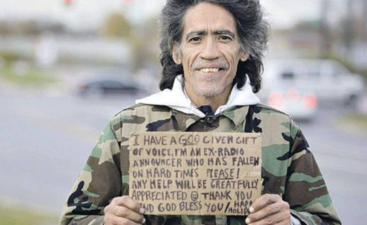 Ted Williams, el vagabundo viral en Yotube que busca la presidencia