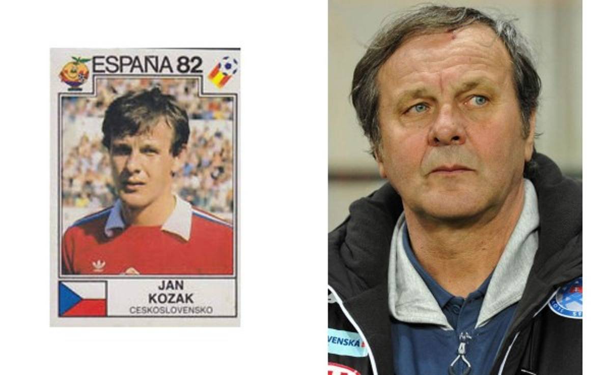 Así lucían los ténicos de la Euro en su época de jugadores en cromos