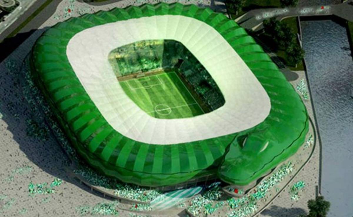 Bursaspor innovará con estadio en forma de 'cocodrilo'