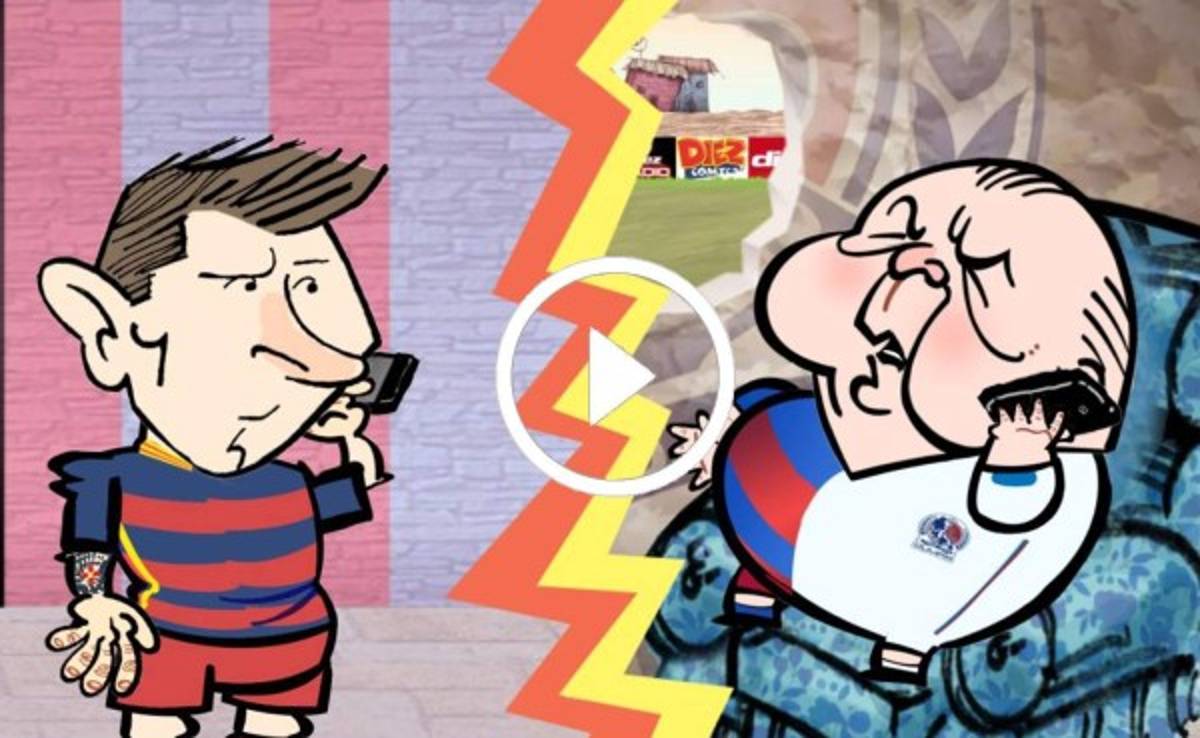 DIEZ-CÓMICS: Rafael Ferrari se consuela con Lionel Messi invitándolo a ver la Champions