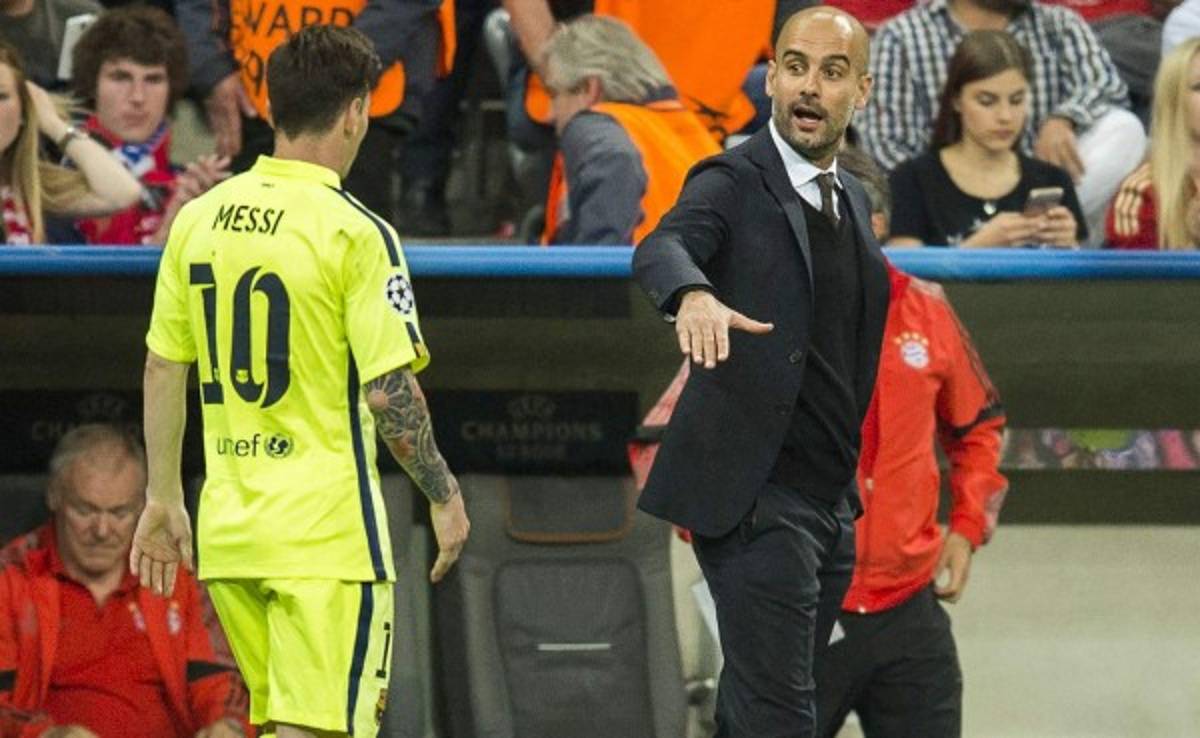 VIDEO: ¿Qué se dijeron Guardiola y Messi en Allianz Arena?