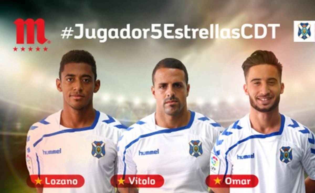 Choco Lozano es nominado al premio Jugador 5 Estrellas en el Tenerife