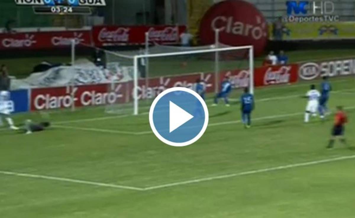 VIDEO: Así fue el golazo sin ángulo de Jerry Bengtson ante Guatemala
