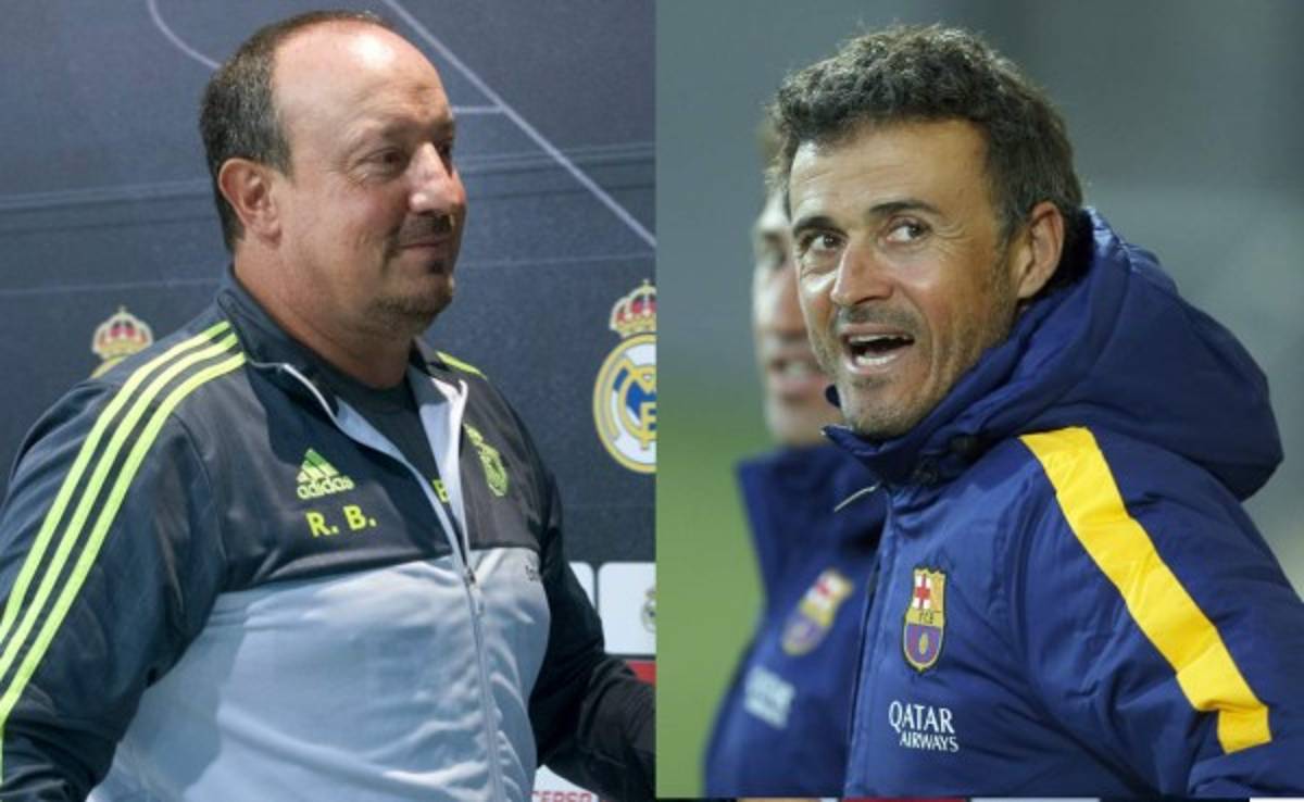Las diferencias entre Luis Enrique y Rafa Benítez, los DT del clásico