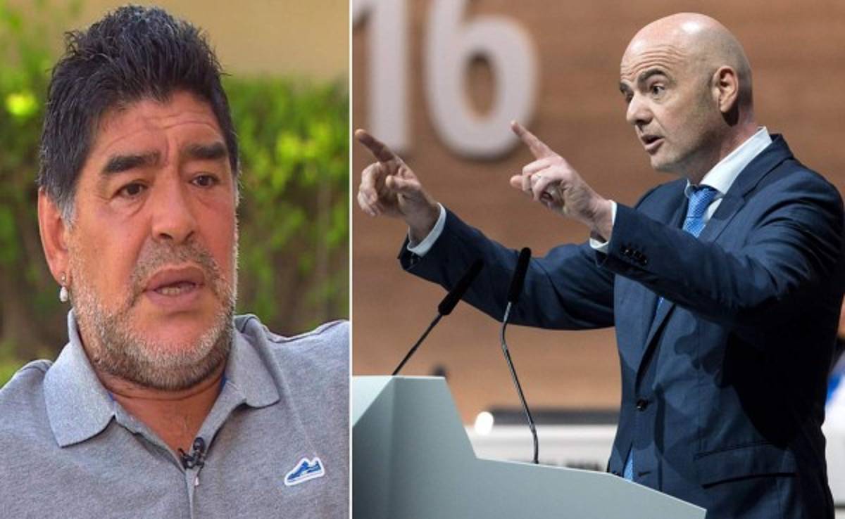 Diego Maradona: 'Gianni Infantino es un traidor total'