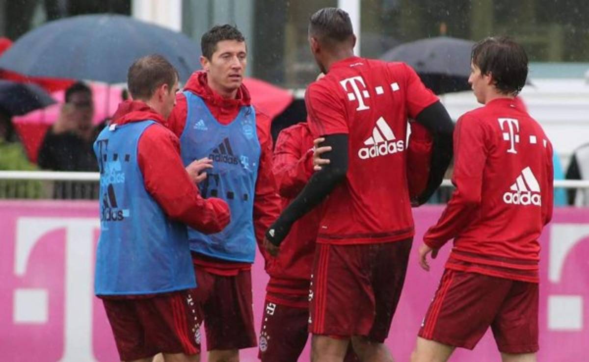 Conato de pelea entre Boateng y Lewandowski en el entrenamiento del Bayern