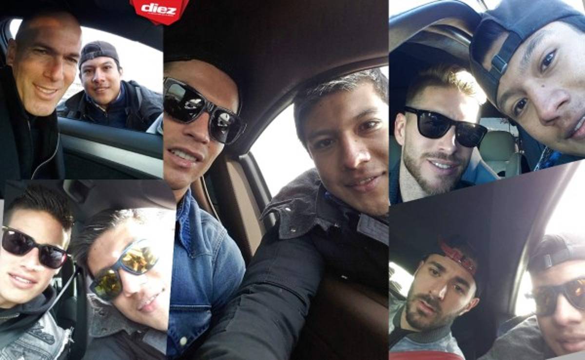 Conocé al joven hondureño que compartió con las figuras del Real Madrid