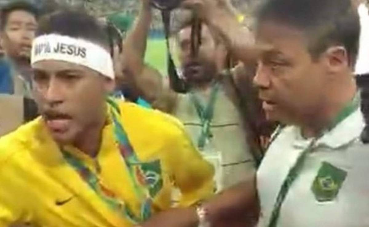 VIDEO: La polémica pelea que protagonizó Neymar con un aficionado en los Juegos Olímpicos