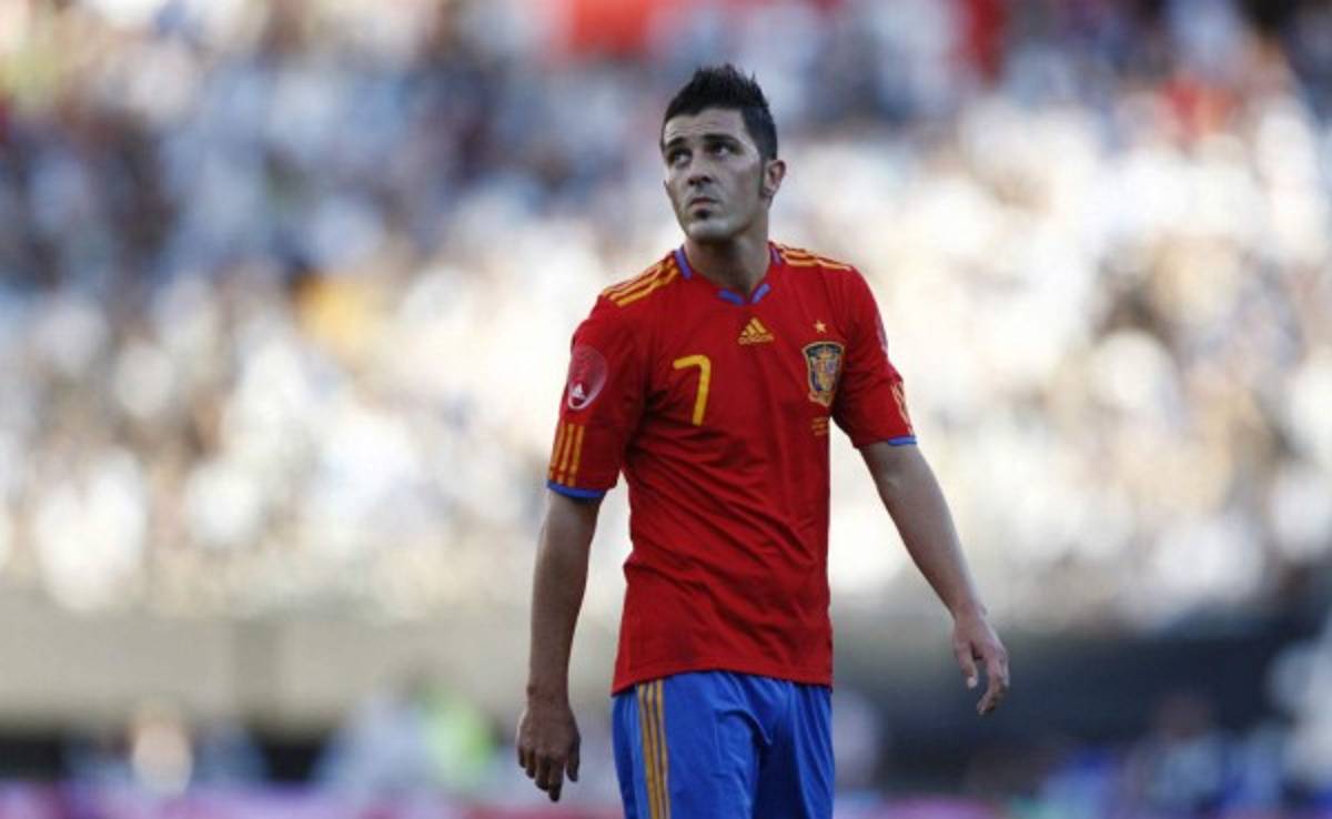 David Villa anunció su retiro de la selección española