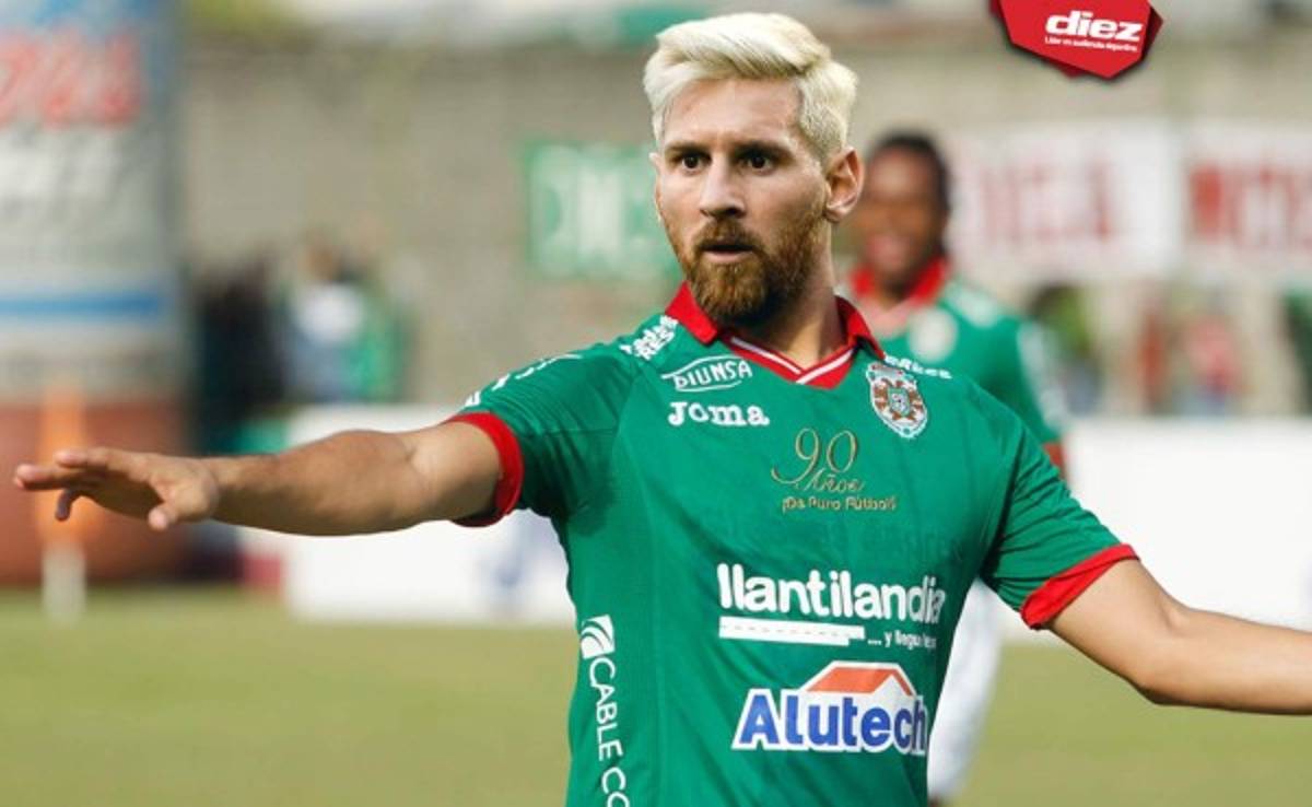 Así lucen Messi y Cristiano Ronaldo 'jugando' en la Liga Nacional de Honduras