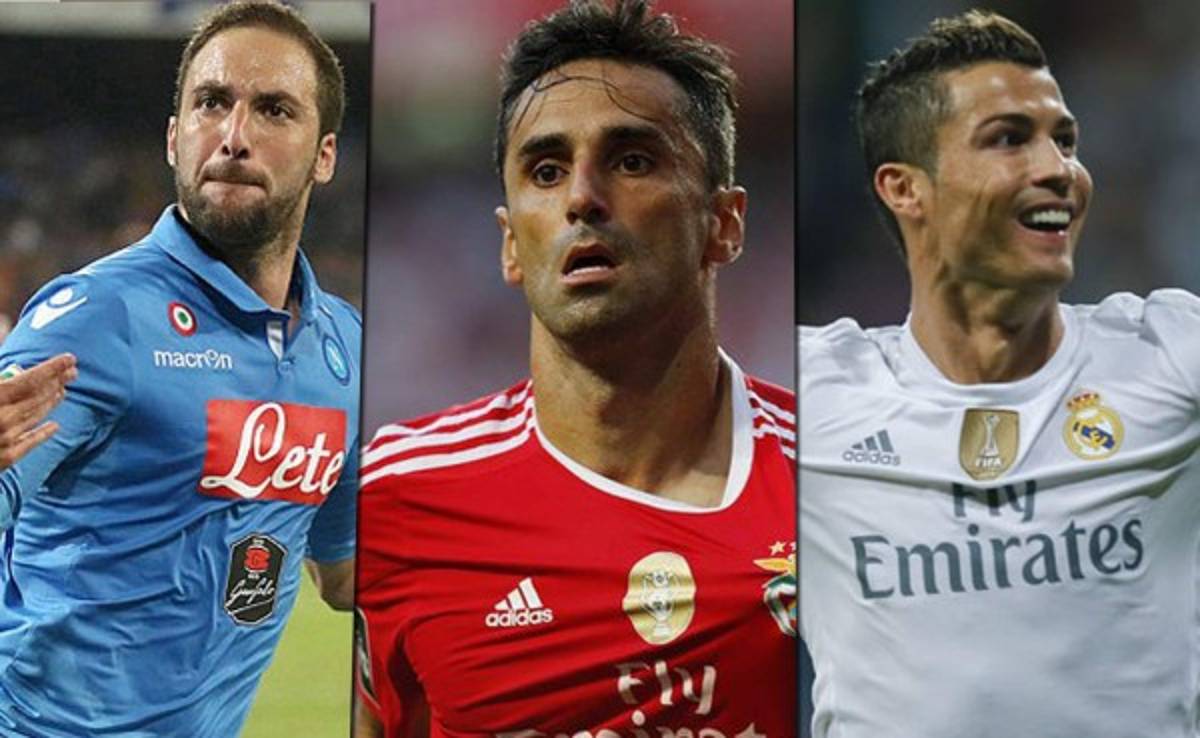 Higuaín, Jonas y Cristiano Ronaldo siguen su lucha por la Bota de Oro