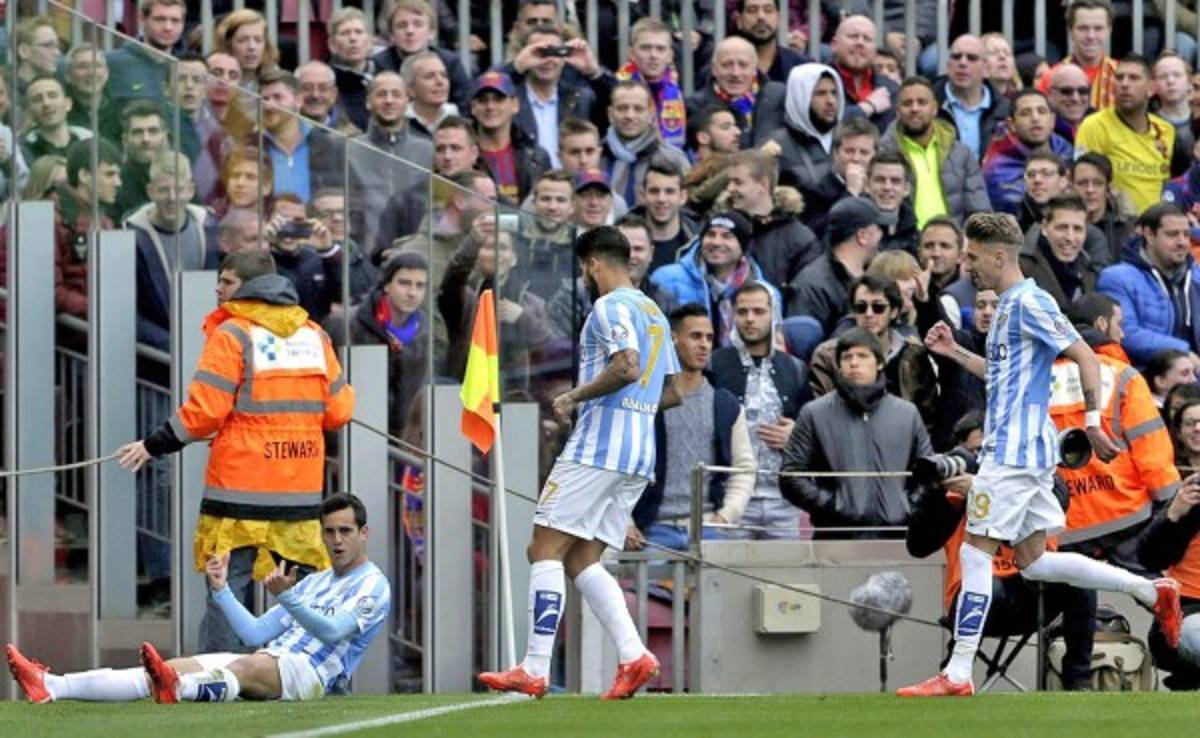 ¡Málaga da la sorpresa al derrotar al Barcelona en el Camp Nou!