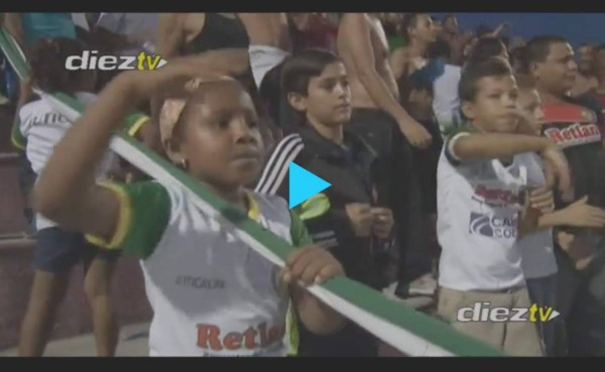 VIDEO: Una niña, la fiel aficionada del Juticalpa FC