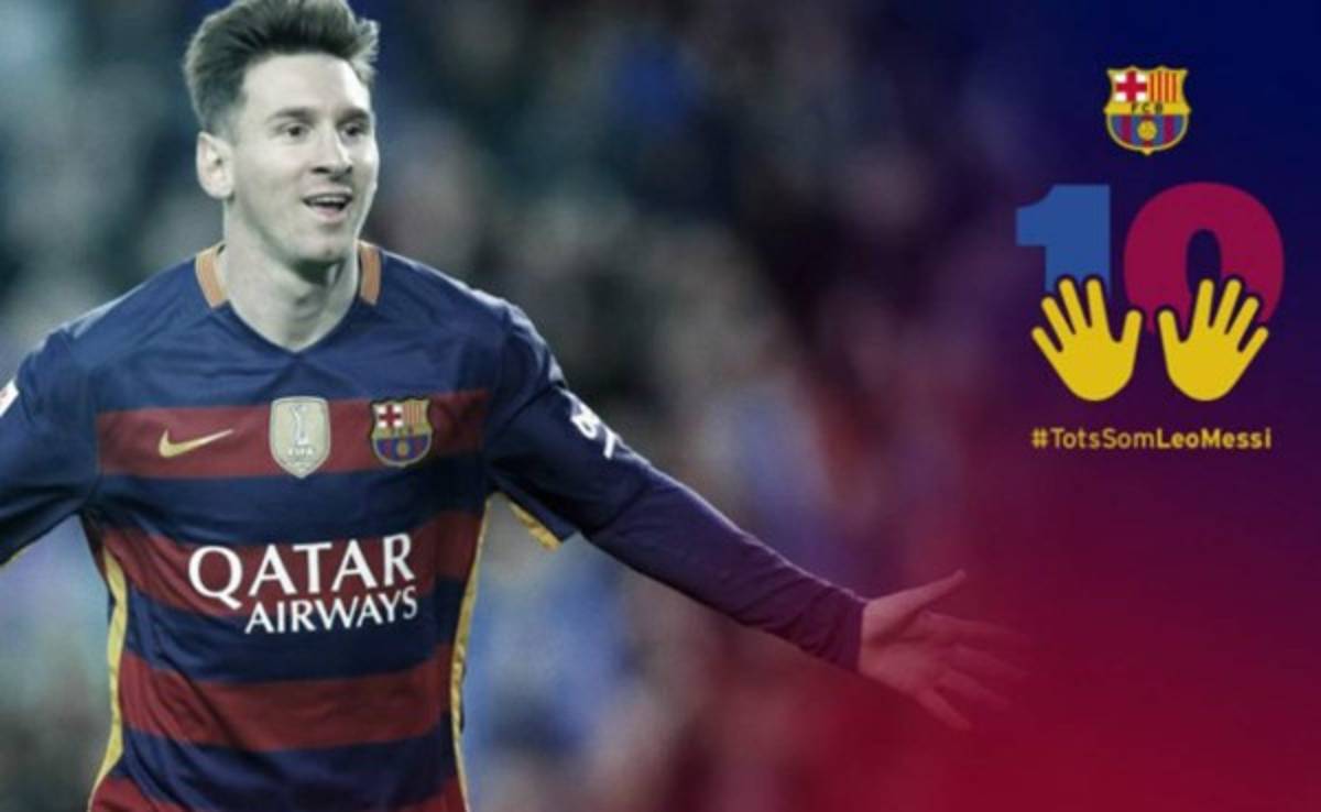 El Barcelona lanza la campaña #TodosSomosLeoMessi