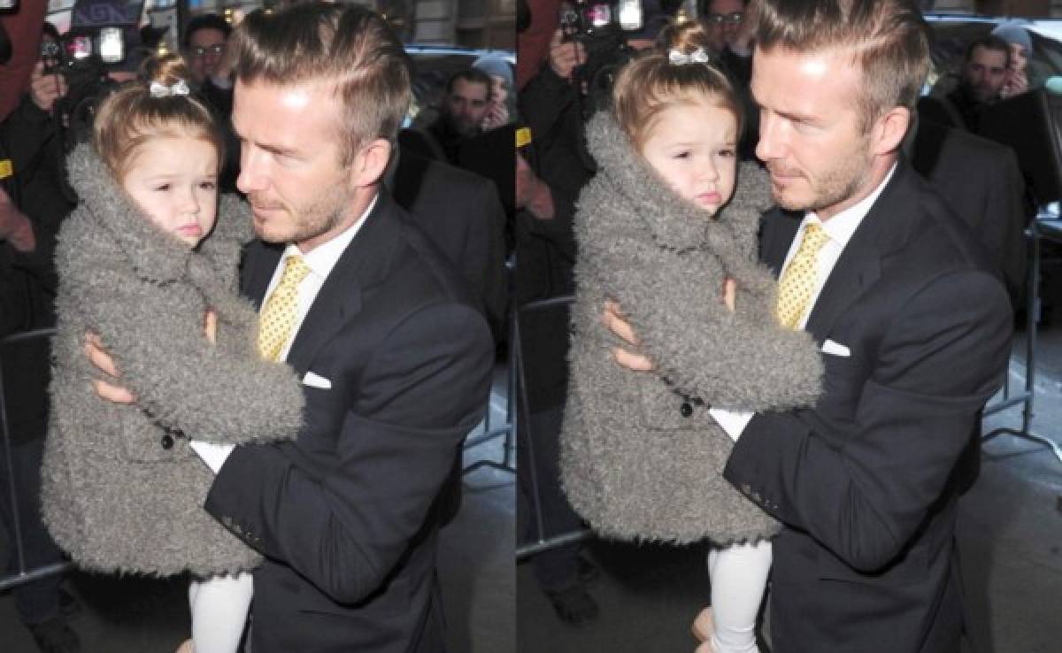 Hija de David Beckham cree que su papá está 'gordo'