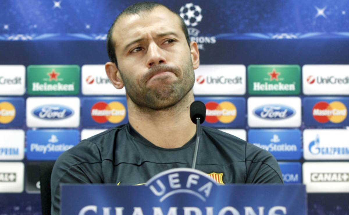Javier Mascherano: 'Todavía no nos den por muertos”