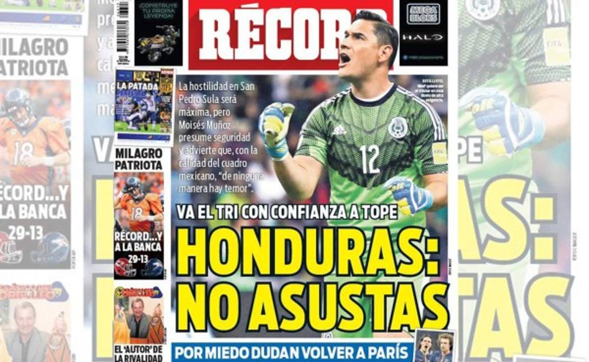 Prensa mexicana: 'Honduras, no asustas'