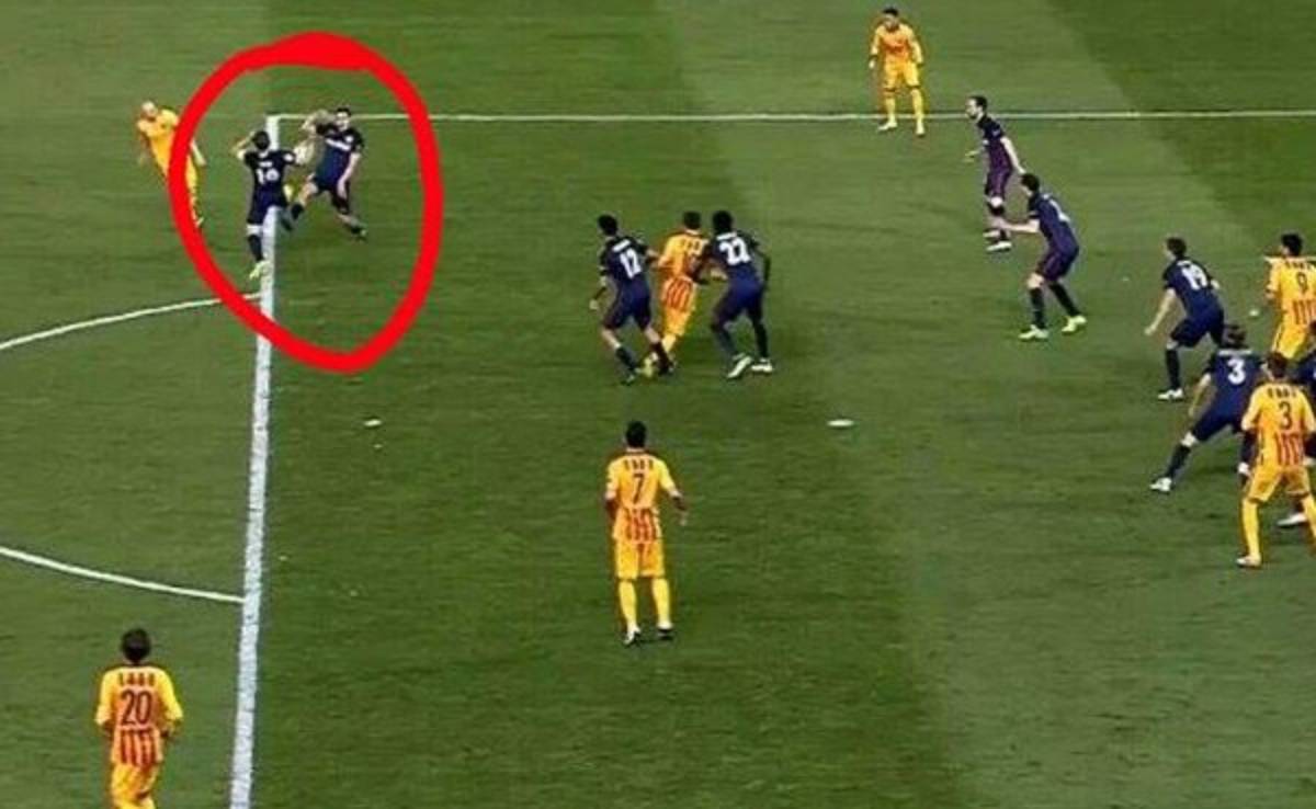 El penal no sancionado al Barcelona al minuto 90