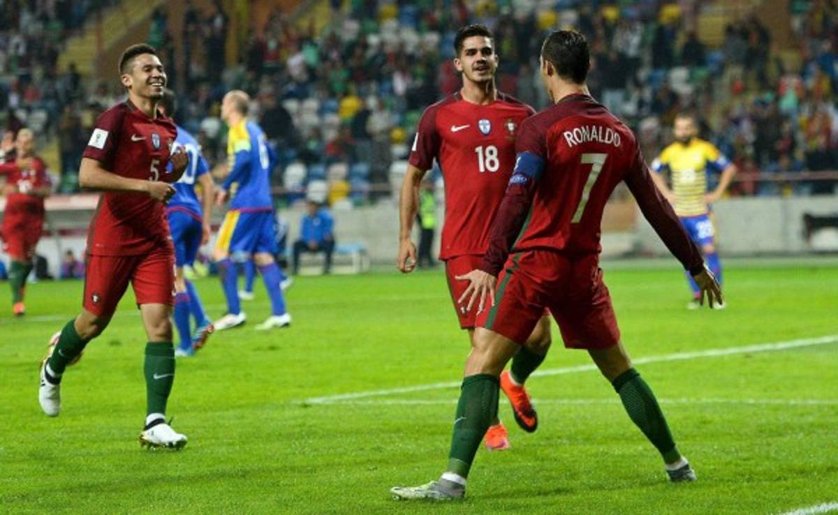 Portugal humilla a Andorra con cuatro goles incluidos de Cristiano Ronaldo