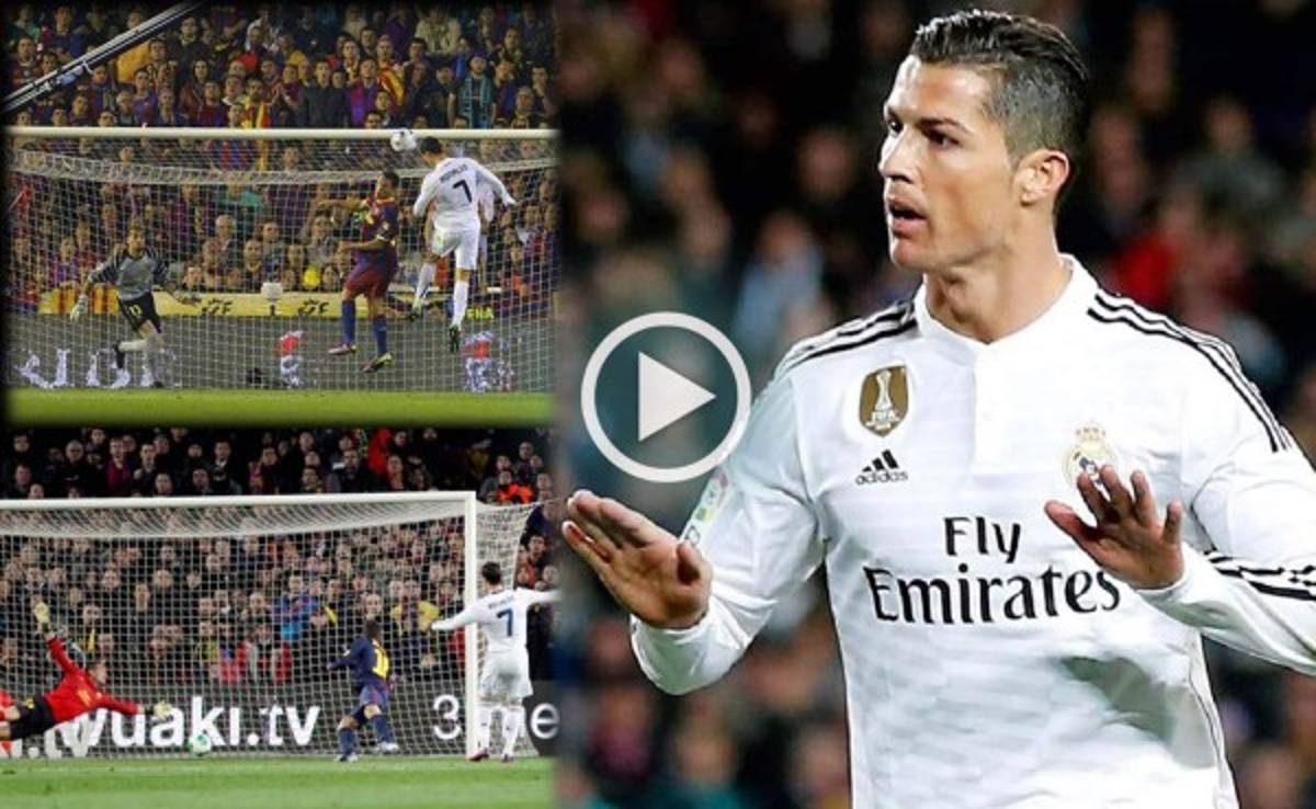 Cristiano Ronaldo y sus 15 goles al Barcelona con el Real Madrid