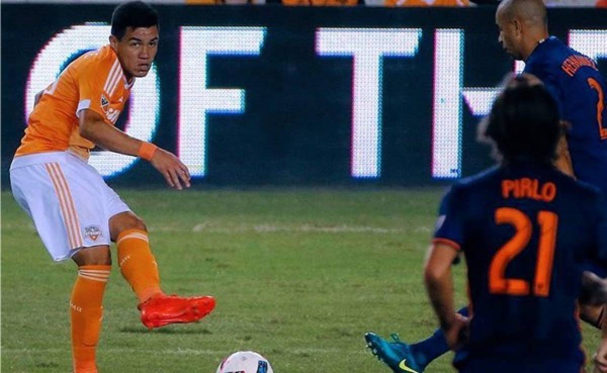 Hondureño José Escalante debuta en la MLS con el Houston Dynamo
