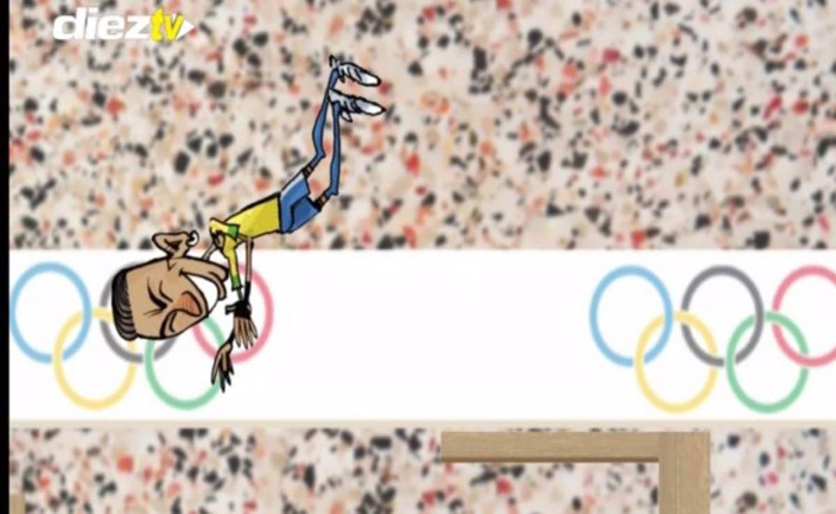 Diez Cómics: Neymar gana oro... ¡en clavados!