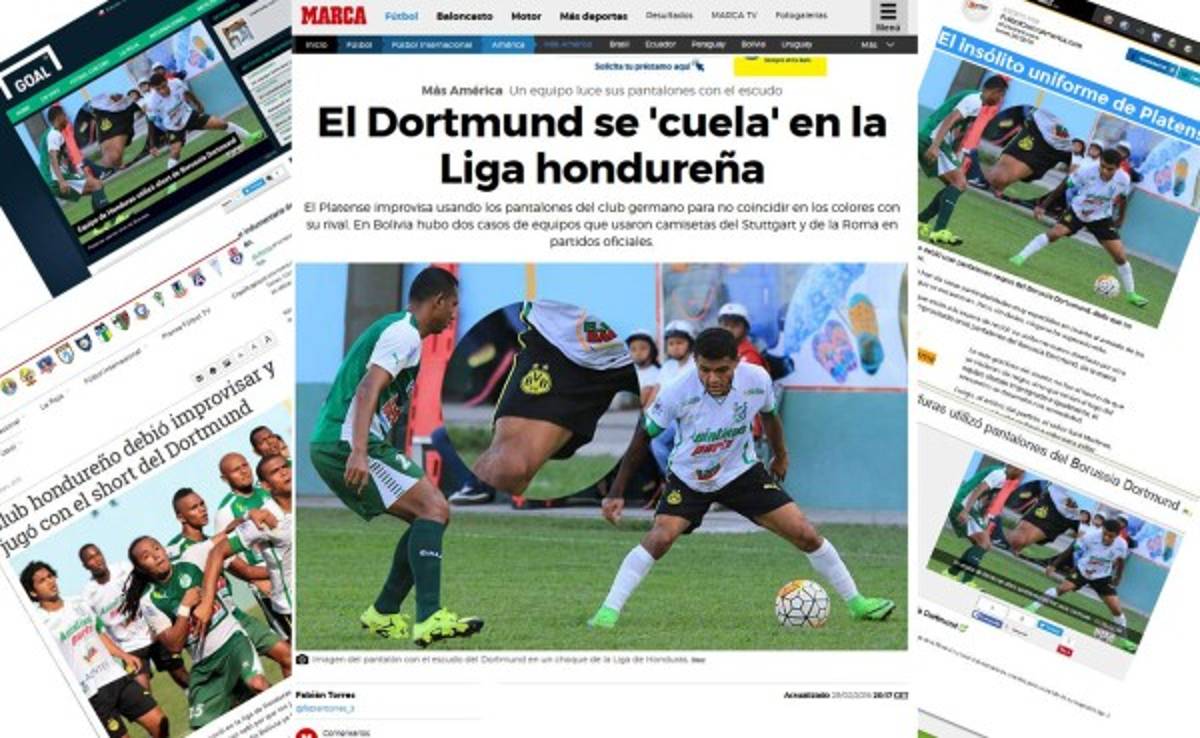 Prensa mundial se burla del Platense por el uniforme improvisado