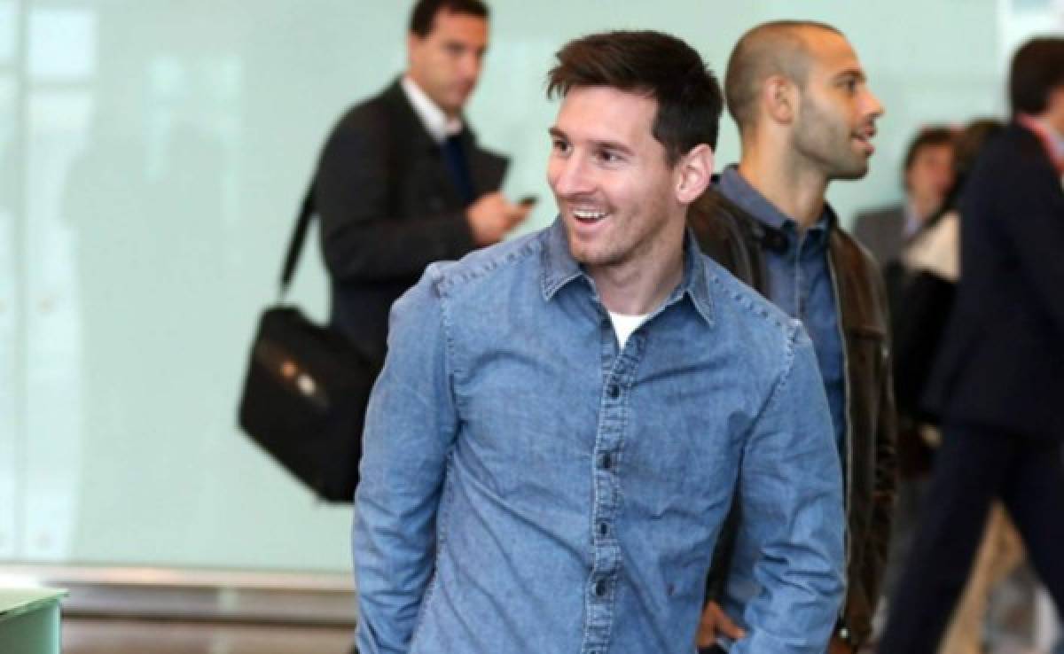 Lionel Messi viaja hacia Argentina para enfrentar a Honduras