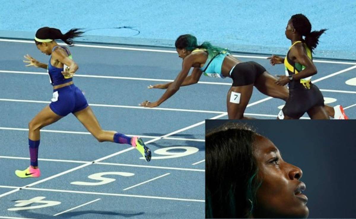 Shaunae Miller, la atleta de las Bahamas que se tiró de 'palomita' para ganar oro en Río 2016