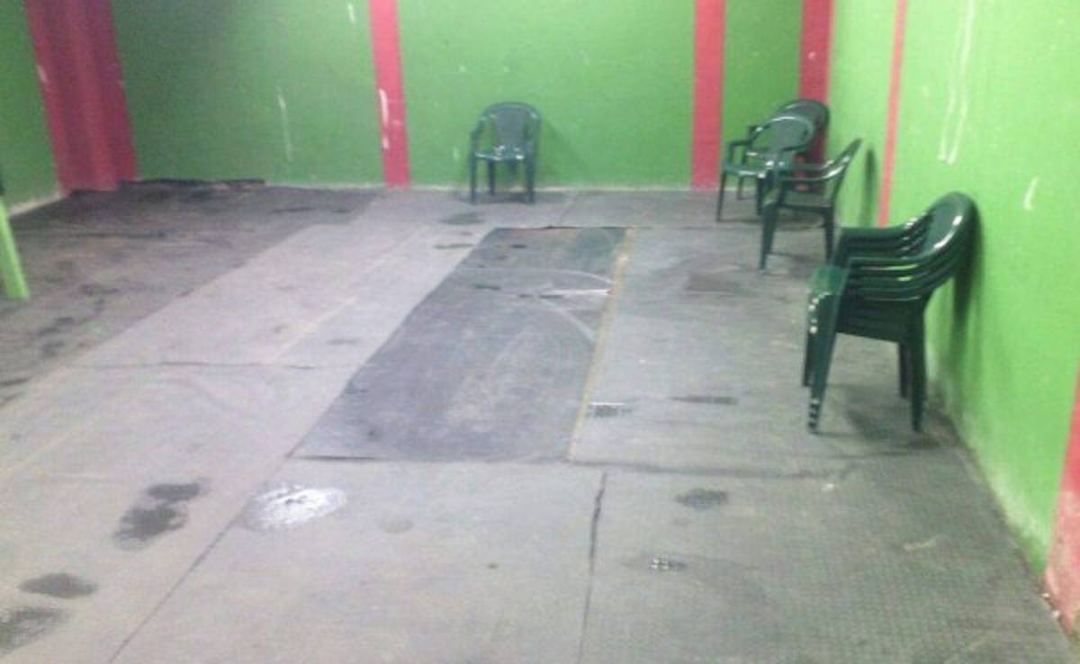 Real España denuncia camerinos antihigiénicos en el Yankel Rosenthal