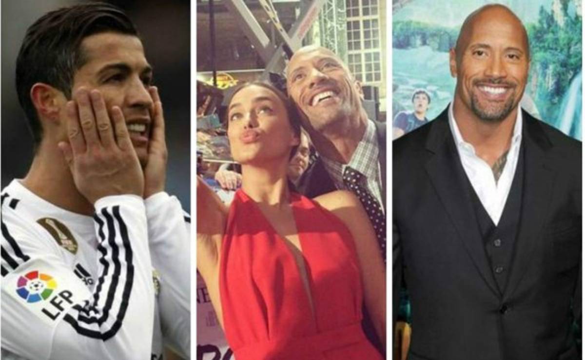 Irina Shayk habría dejado a Cristiano Ronaldo por La Roca