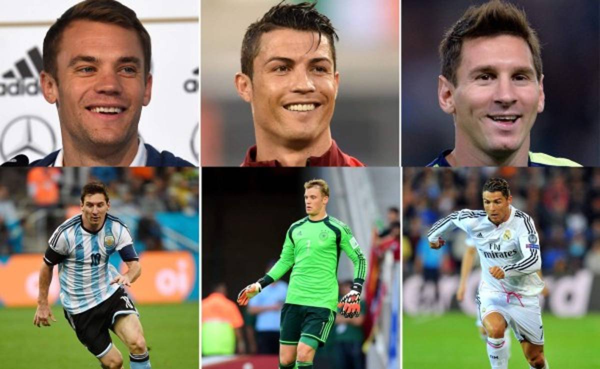 Los logros de Cristiano, Messi y Neuer en 2014
