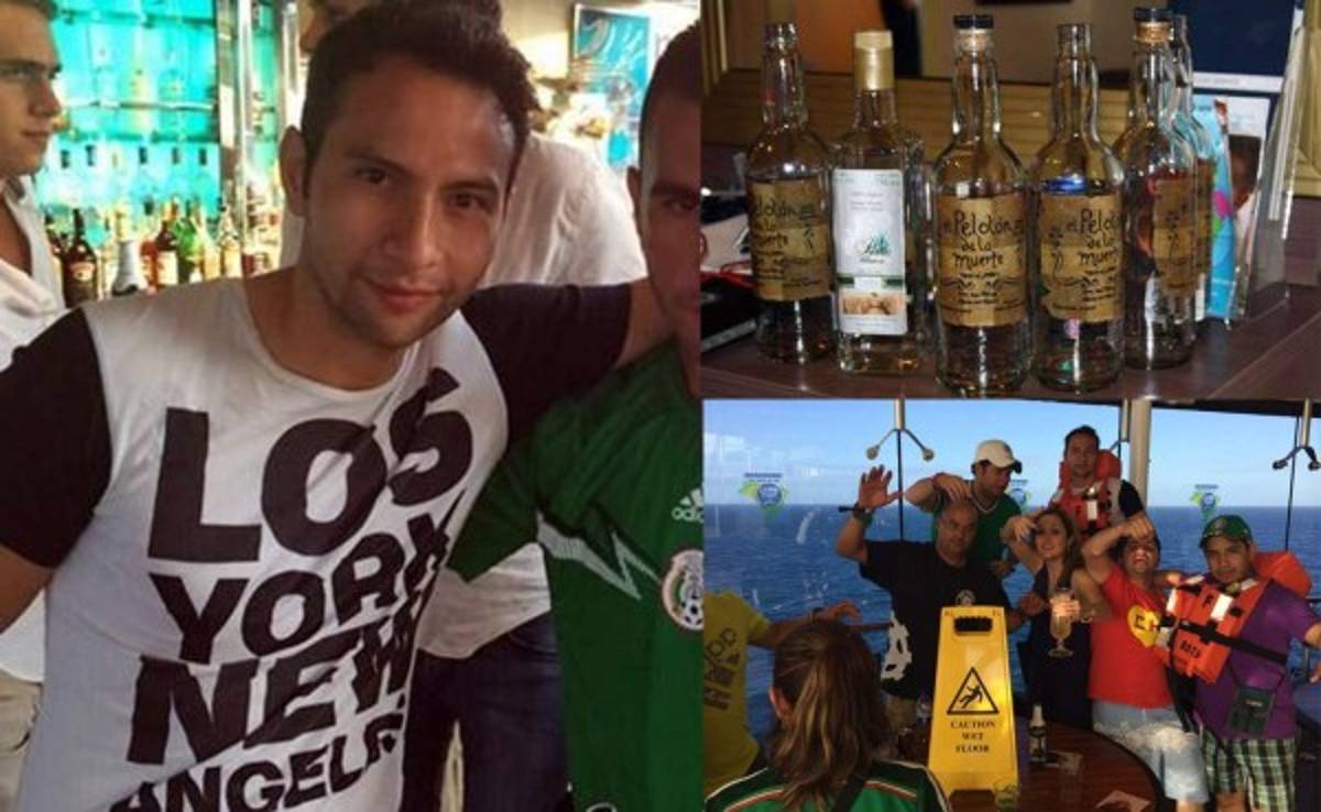 VIDEO: Momento en que aficionado mexicano se lanza al mar en Brasil